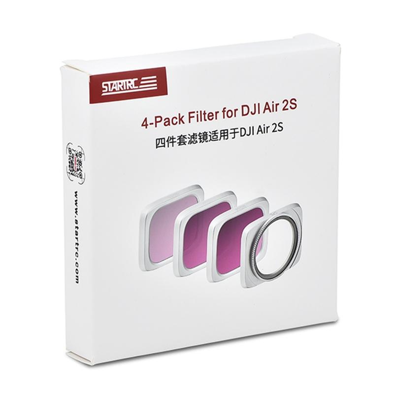 Drone Lens Filter Set for Dji Air 2s - 4 in 1 Cpl Nd16 Nd32 Nd64 9