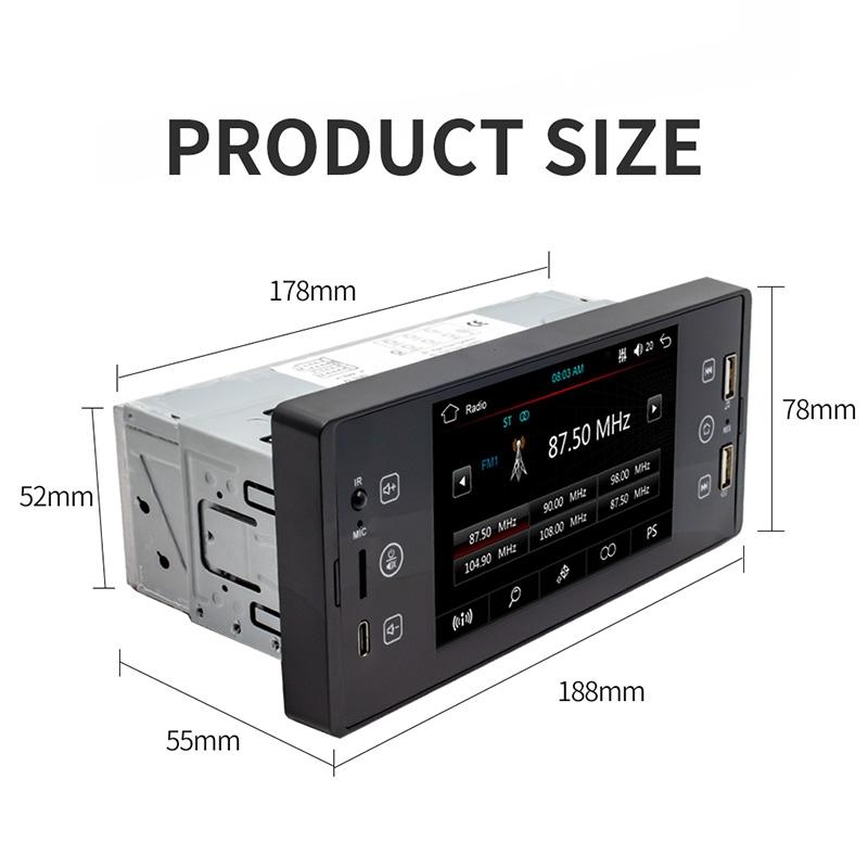 5 Inch Hd Touch Car Mp5 Inch Player W / Bluetooth Dual Usb Reversing Video Radio 3