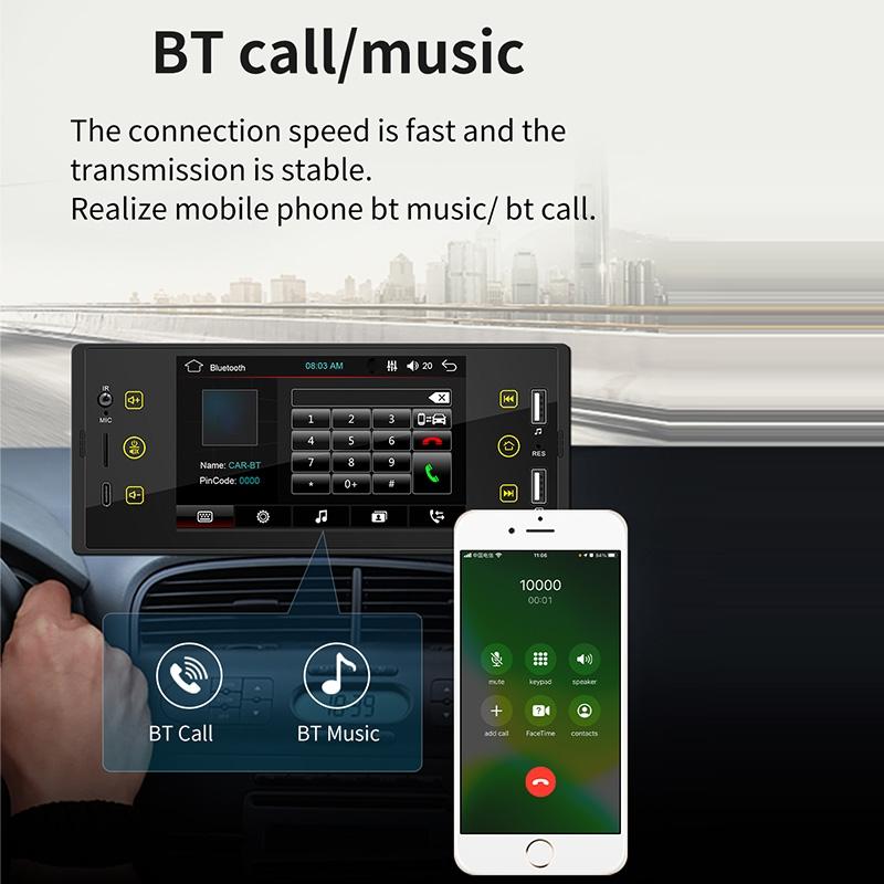 5 Inch Hd Touch Car Mp5 Inch Player W / Bluetooth Dual Usb Reversing Video Radio 6