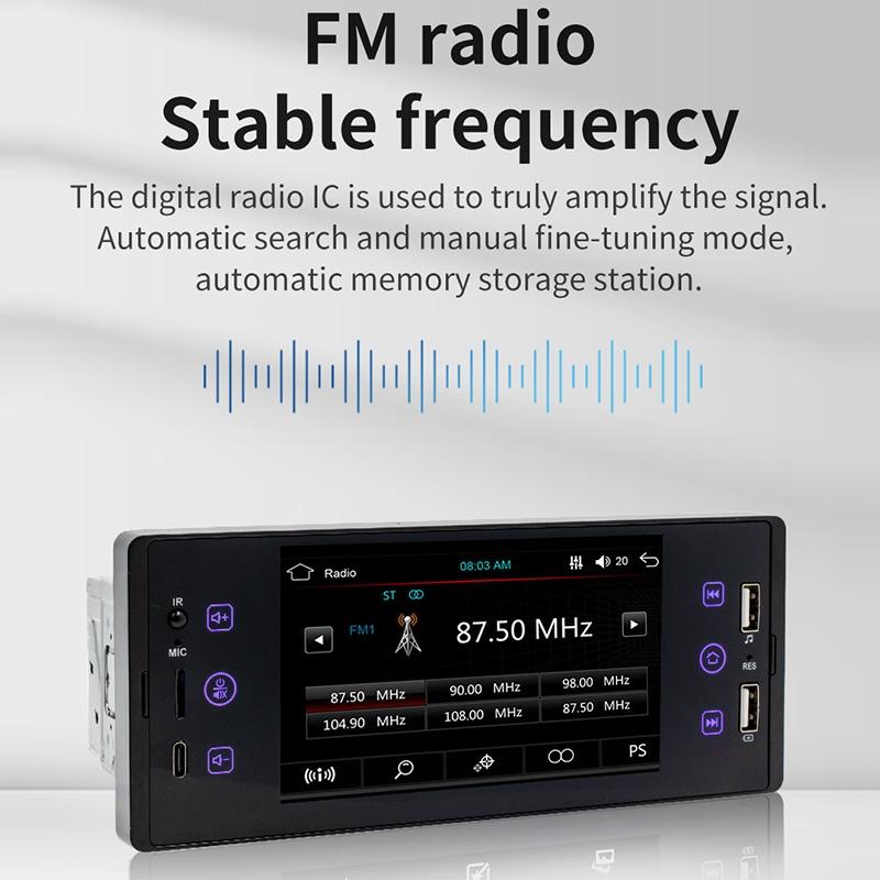 5 Inch Hd Touch Car Mp5 Inch Player W / Bluetooth Dual Usb Reversing Video Radio 7