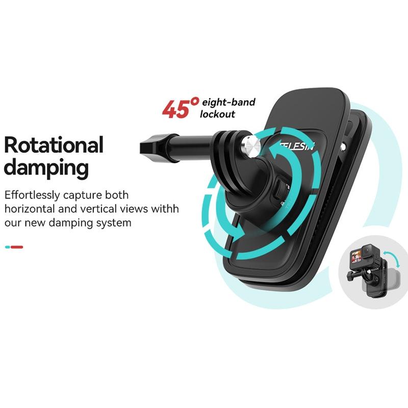 Universal Magnetic Backpack Mounting Bracket - Quick Release 5