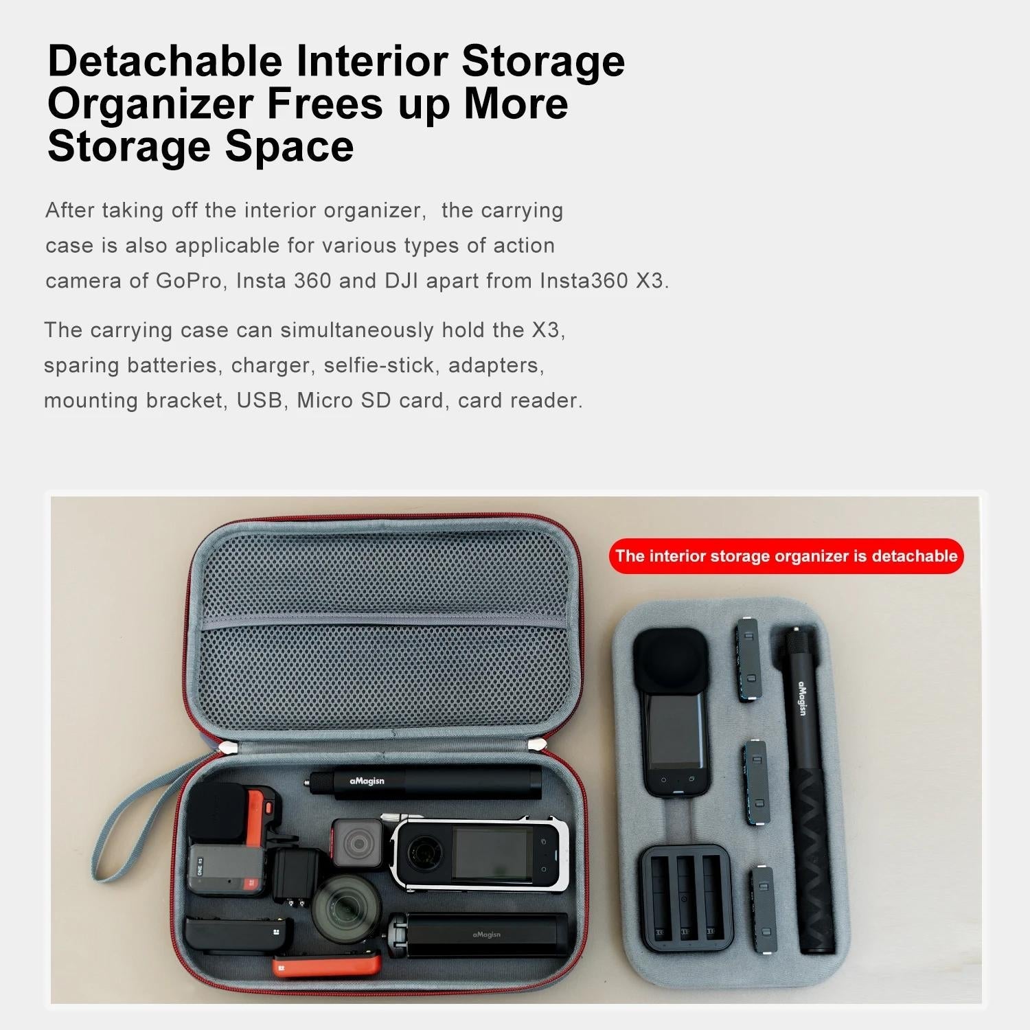 Insta360 X3 Protection Pack for Medium Storage - Amagisn 12