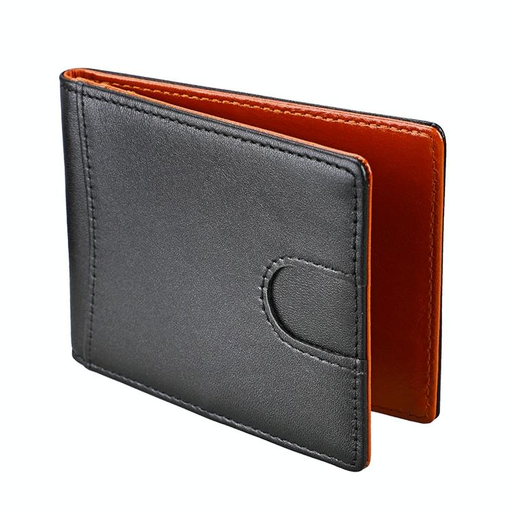 Mini Crazy Horse Leather Rfid Wallet - Antimagnetic 6