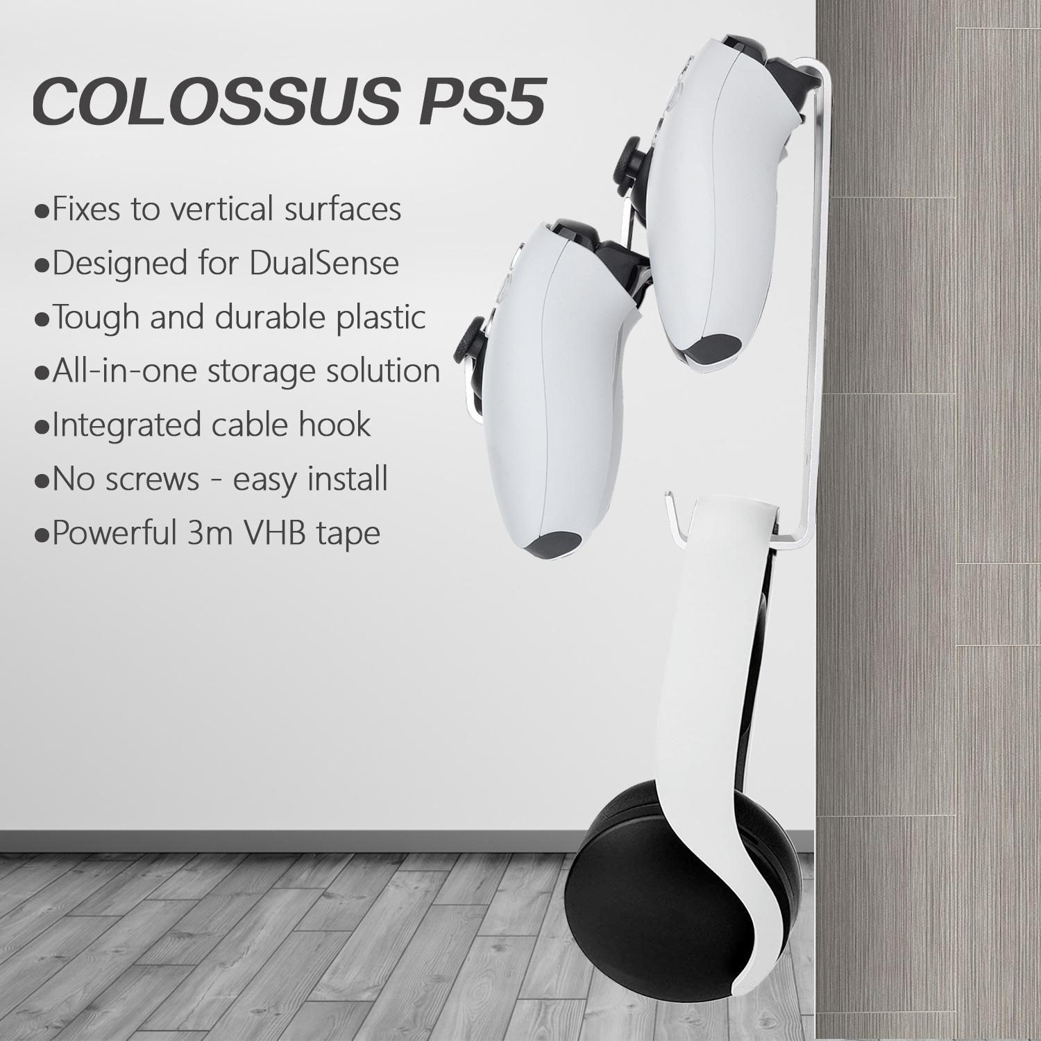 Wall Mounted Hanger for Ps5 / Ps4 - Gamepad & Headphone Combo 5