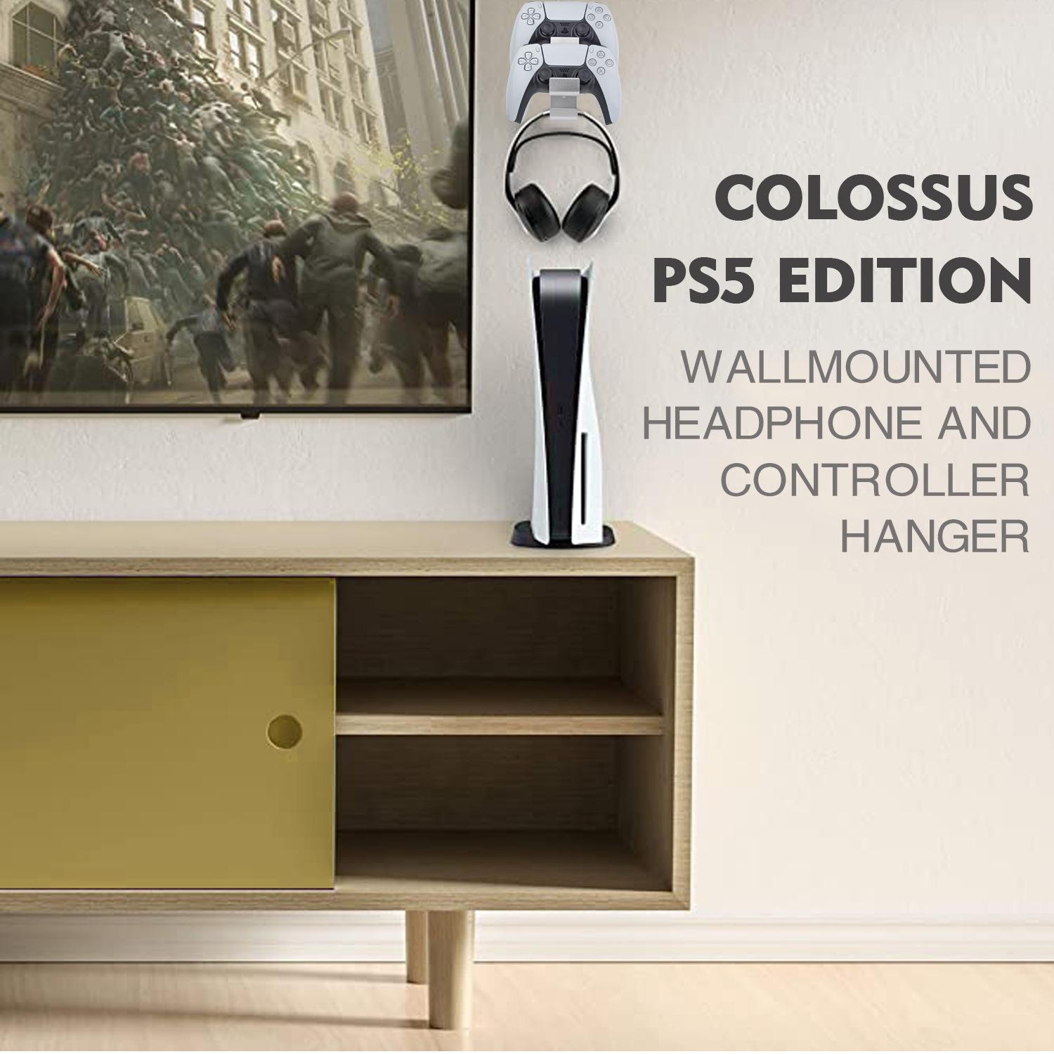 Wall Mounted Hanger for Ps5 / Ps4 - Gamepad & Headphone Combo 7