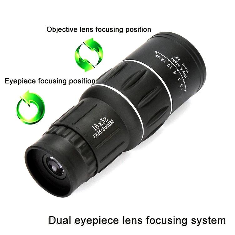 52Mm Monocular Telescope For Hunting And Low Light Night Vision 4