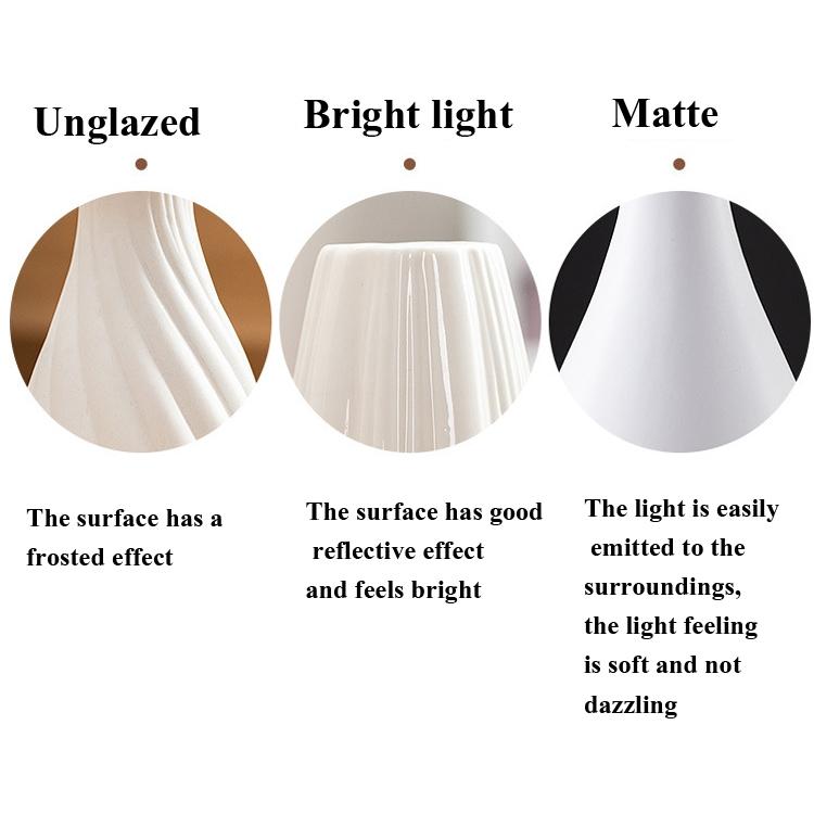 Large White Ceramic Vase for Home Decor with Dried Flower Design 5