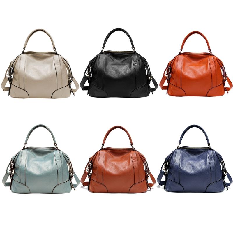 Black Single Shoulder Leather Messenger Bag For Women S 3