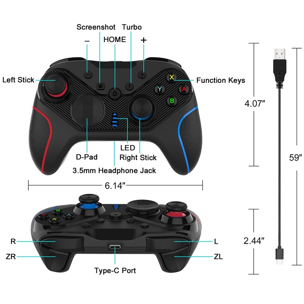 Wireless Multi-platform Gamepad S818 - Universal Gaming Controller 6