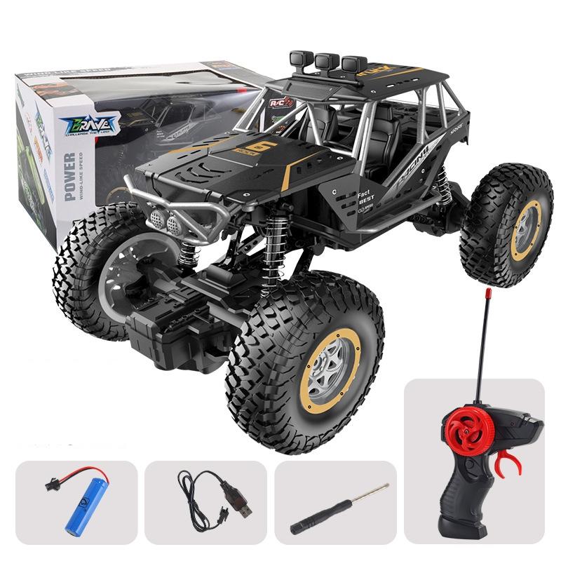 Large Alloy Off-road Rc Car for Kids - Black 3