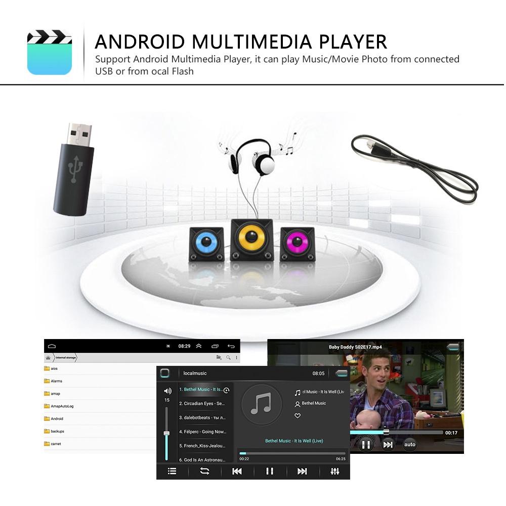 7 Inch Android Car Navigation Player + Wireless Carplay + Ahd Camera 5
