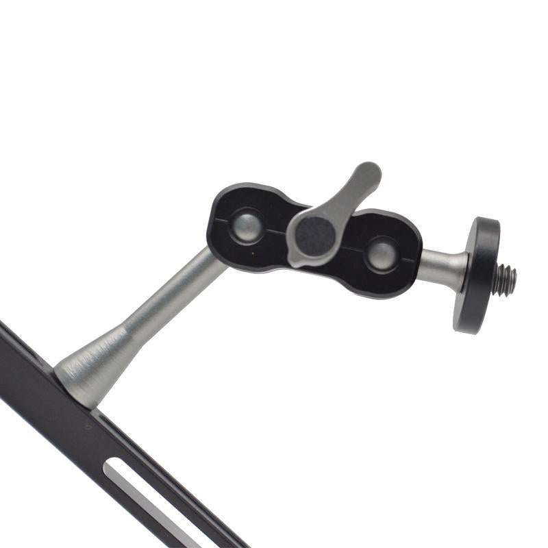 Yj Magic Arm Bracket Mount With 1 / 4 Inch Ball Head - Black 4