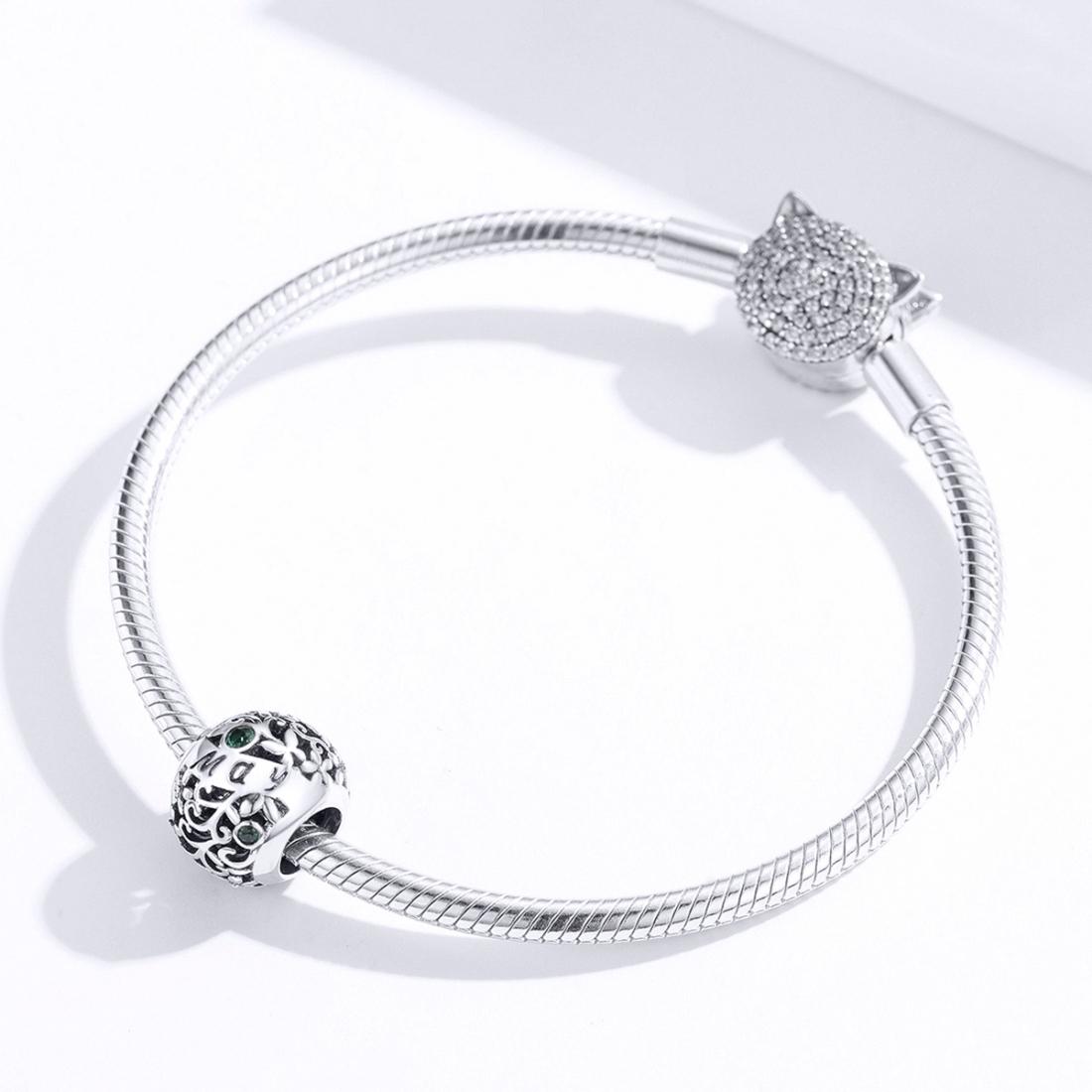 925 Sterling Silver 12 Birthstone Diy Bracelet Necklace May Style - May 5