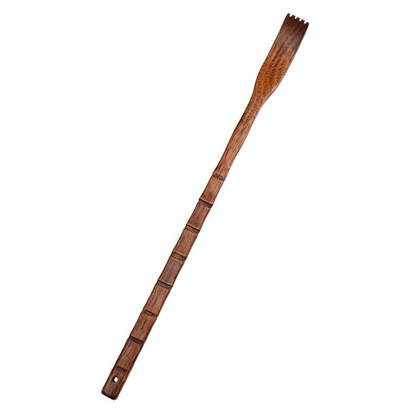 Long Handle Bamboo Back Scratcher Red