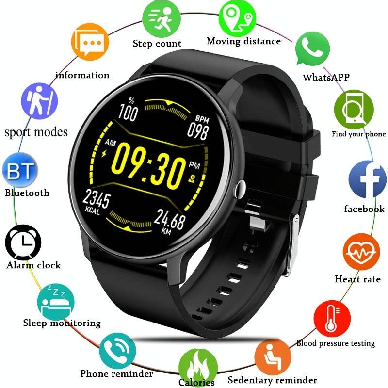 Heart Rate / Blood Oxygen / Blood Pressure Monitoring Bluetooth Smart Calling Watch - Mesh Black 5