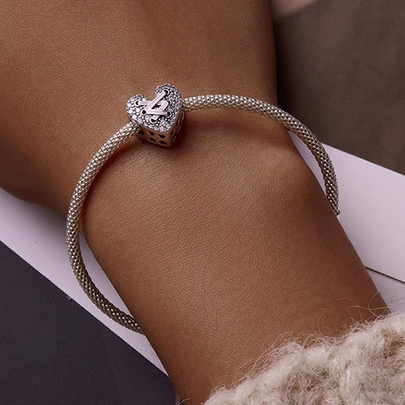 Diy Pearl Pink Bracelet With Fantasy Pendant 6