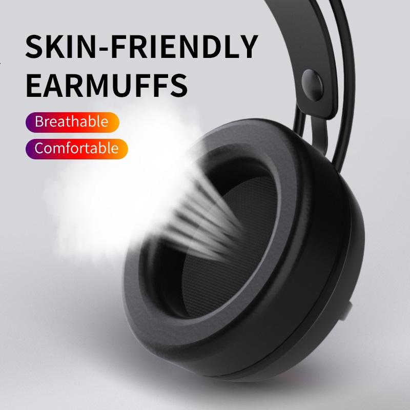 Usb Gaming Earphones With Mic 7.1 Black 5