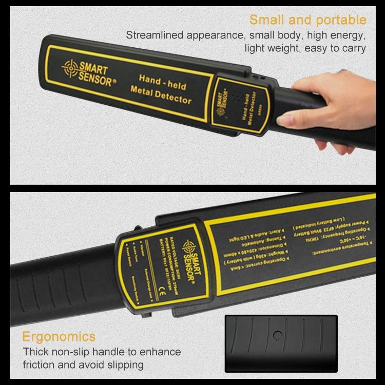 Handheld Security Metal Detector - 60mm Detection Range 5