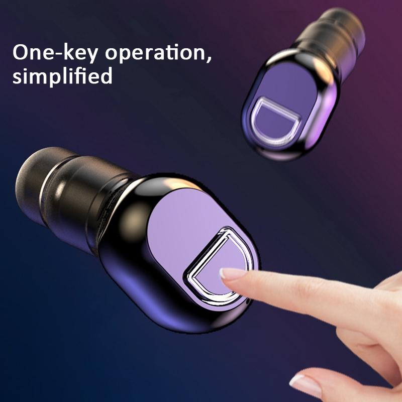 Mini Bluetooth Earphone with Hd Call - Black 3