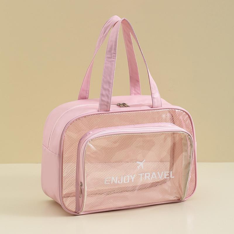 Beige Waterproof Beach Bag For Toiletries Cosmetics L For Swimming Travel - Beige No Shoe Warehouse 14