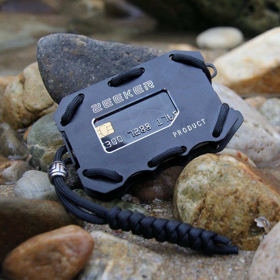 Rfid Metal Card Holder With Bottle Opener Grey Edc Wallet 6