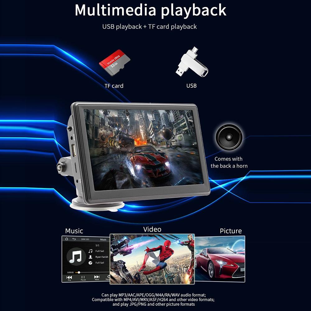 7 Inch Carplay Radio 1080P Touch Screen Mp5 Player 8