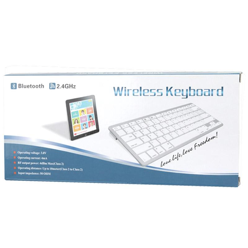 Ultra-Thin Bluetooth Keyboard For Ipad Air / Mini Iphone Ps3 - White 4