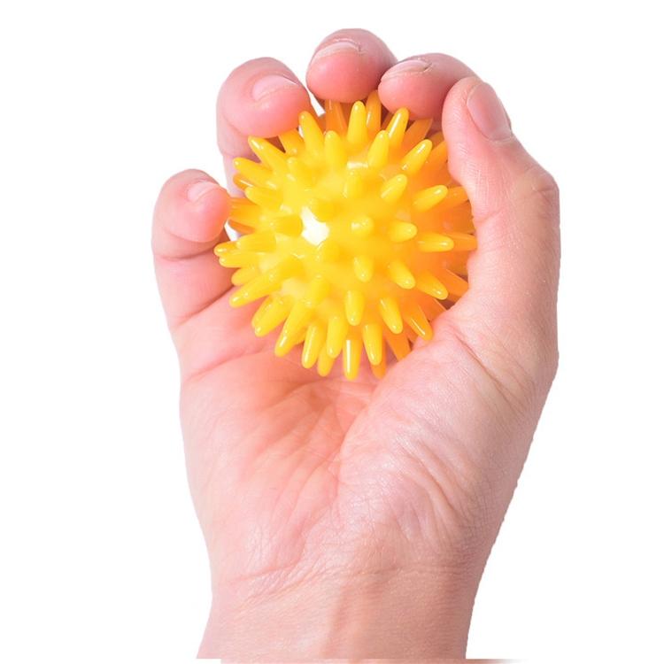 2-Pack Tpr Grip Ball For Stroke Recovery 6Cm Yellow