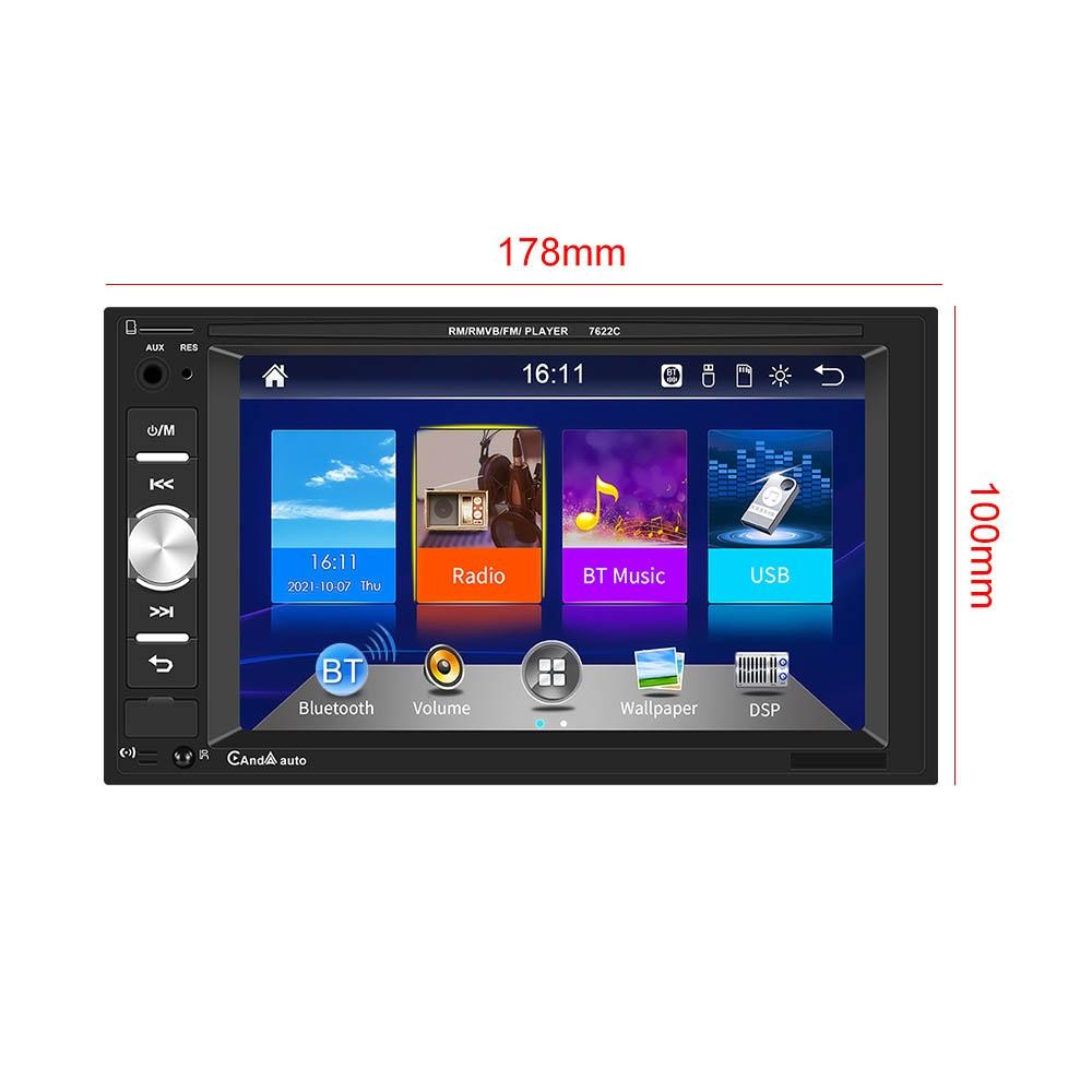 6.2 Inch Dual Spindle Hd Car Mp5 Player + Ahd Camera 3