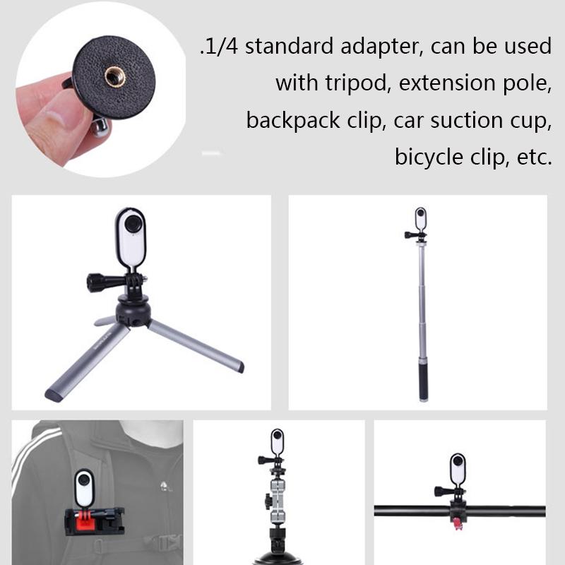 Aluminum Alloy Mini Tripod for Insta360 Go Dji Action and Gopro 4