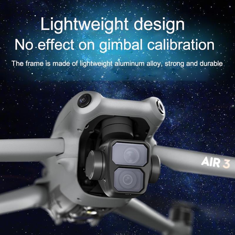Versatile 4-in-1 Lens Filter for Dji Air 3 Drone - For Dji Air 3 6 In 1 Nd8/16/32/64 Uv Cpl 8
