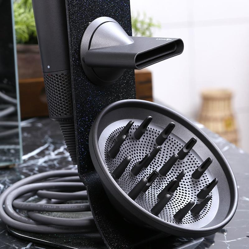 Universal Hair Dryer Stand No Drilling Black 5