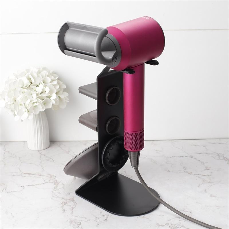 Universal Hair Dryer Stand No Drilling Black 6