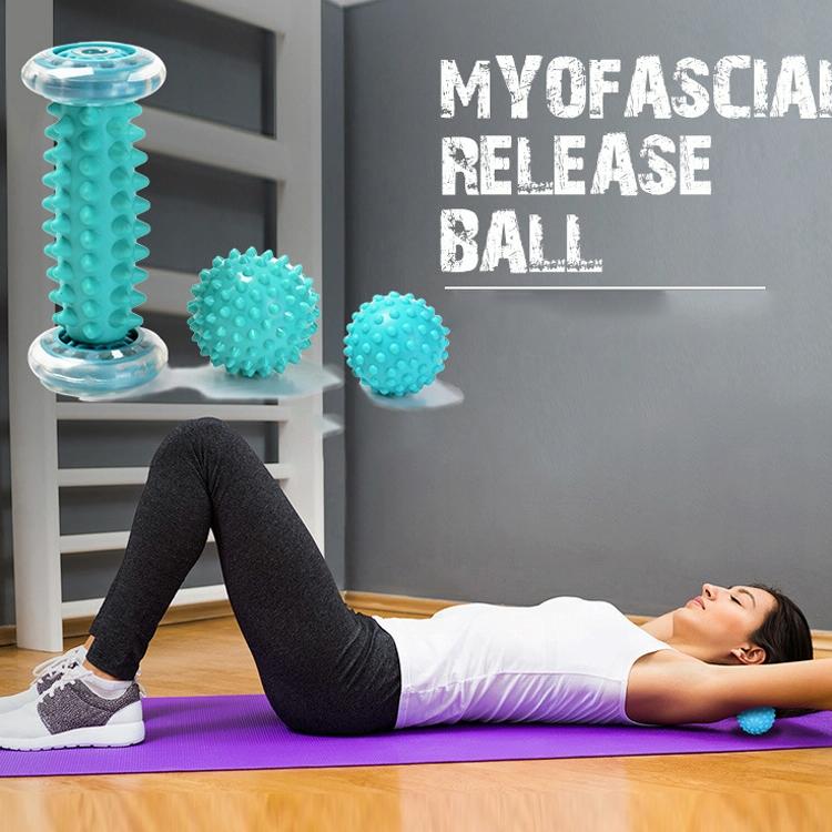 Plantar Fascia Massage Ball Set Blue Foot Bottom Bump Peanut Ball 7Cm Tattan Muscle Relaxation Fitness Hand Holding 5