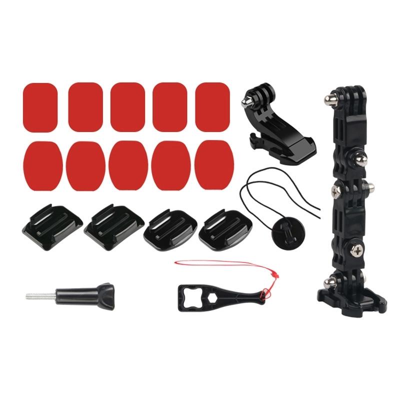 Multi-joint Arm Mount Set for Cycling Helmets - Compatible with Dji Action Gopro and Other Action Cameras 3