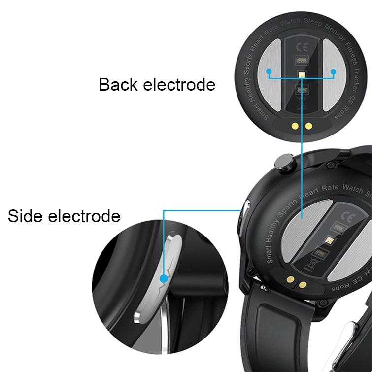 1.3 Inch Heart Rate Smart Watch Brown Leather 7