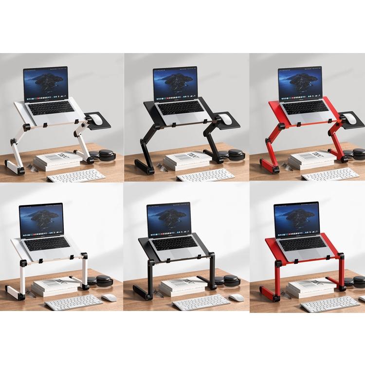 Portable Folding Laptop Desk with Adjustable Height and Storage 4