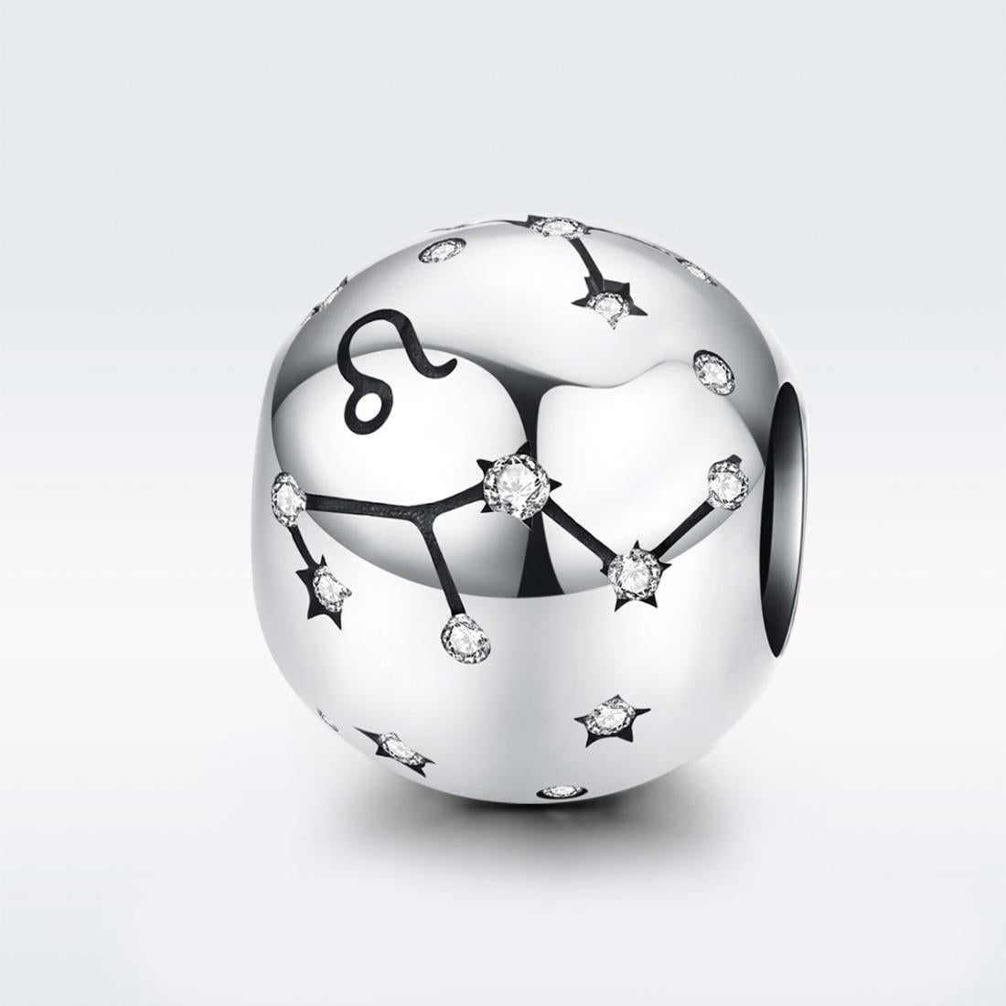 925 Sterling Silver Diy Zodiac Bracelet Beads Leo Style - Leo 3