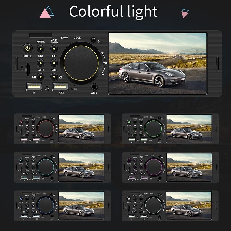 4.1 Inch Car Mp5 Player W / Fm Bluetooth Tf & Remote 7