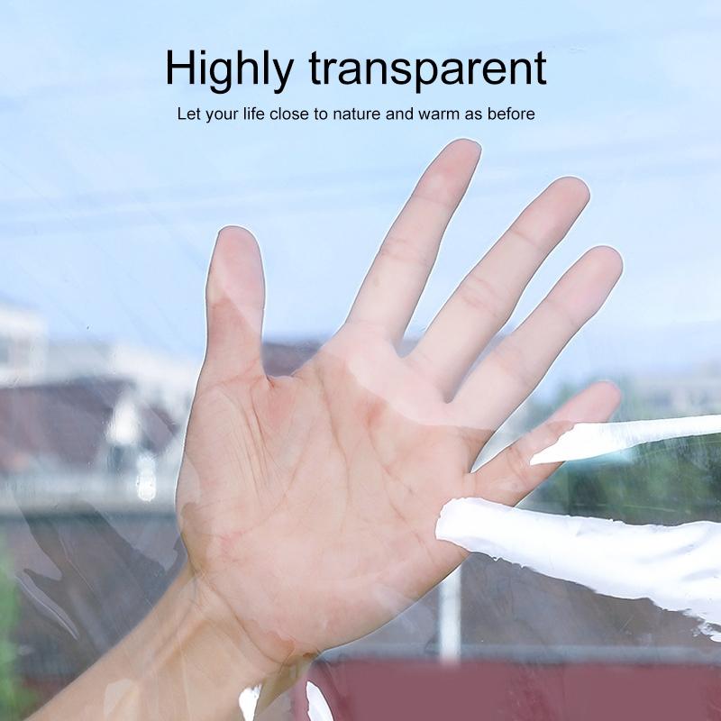 Double-layer Insulation Film for Indoor Windows - 1.2x1.5m Windproof Soundproof 5