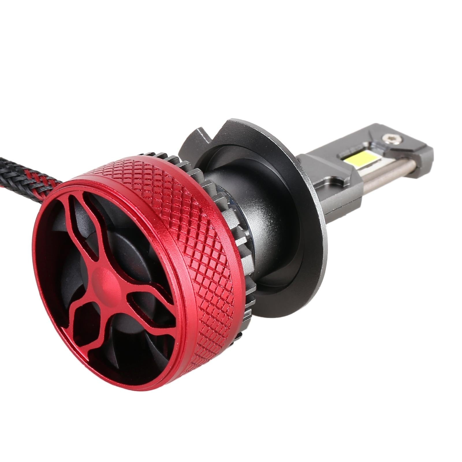 1 Pair H7 Dc12V 65W 6000K 6500Lm Led Car Headlights 4