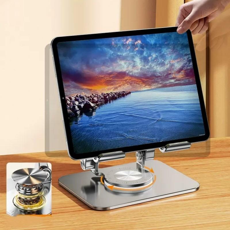 360 Rotation Ergonomic Laptop Stand - Adjustable Height Aluminum 7