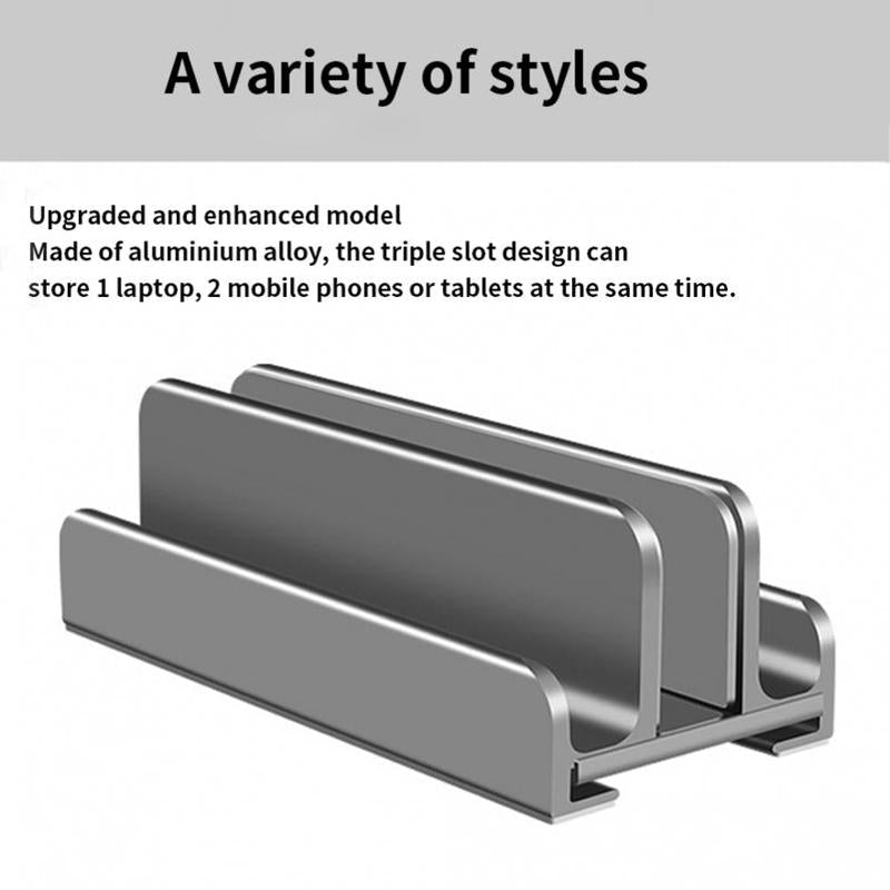 Multifunctional Aluminum Storage Stand for Laptop Tablet and Phone 4