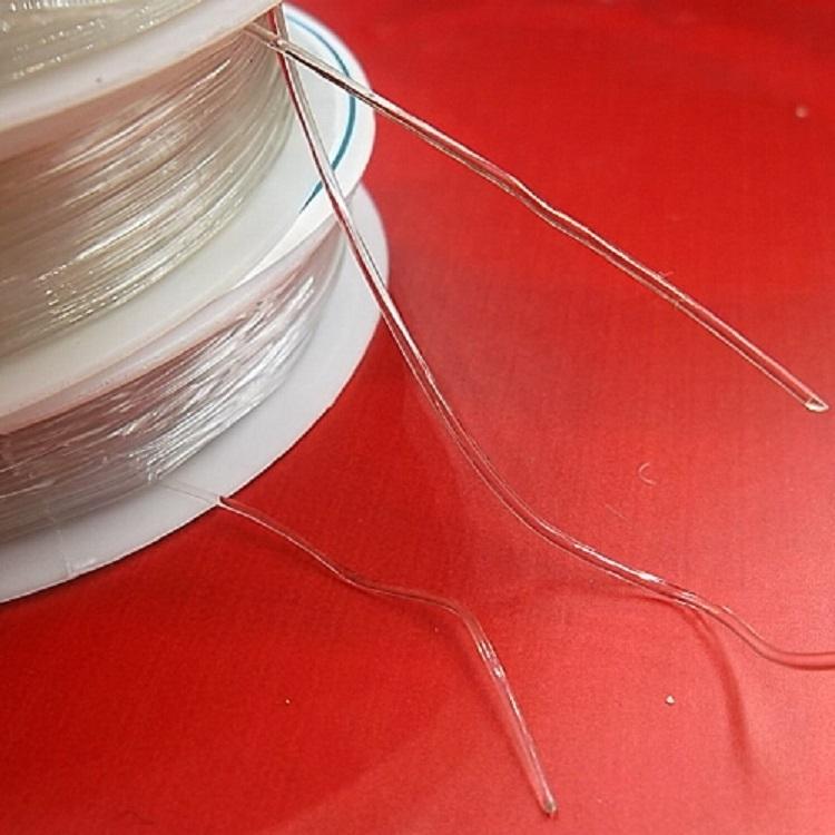 5 Transparent Fishing Line Elastic Wire Rope For Diy Jewelry 0.8Mm 4