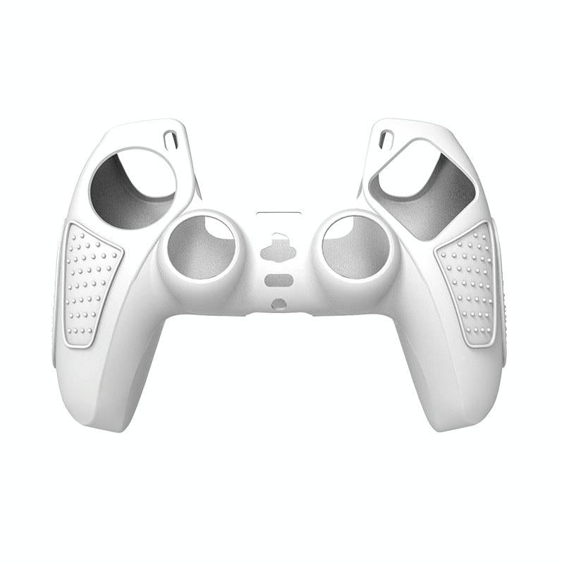 Black Silicone Protective Case for Ps5 Gamepad - Anti-skid Cover - Blue + 2 Hats 9