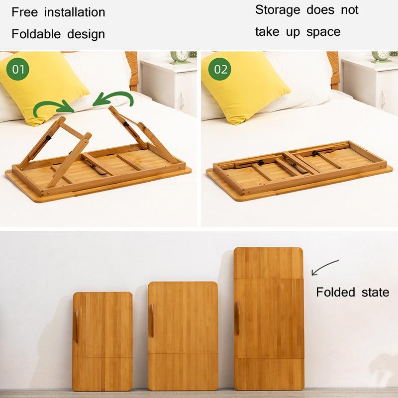 Adjustable Folding Laptop Desk for Dorm or Study - Height and Space Saver 5