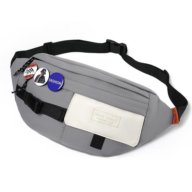 Chest Shoulder Messenger Bag Badge - Blue + Badge 14