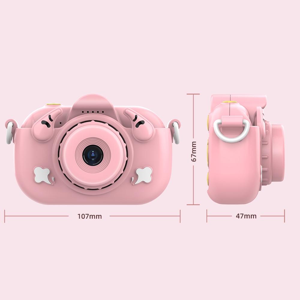 2.0-Inch 4X Zoom Hd Digital Camera For Kids - Blue - Yellow 4