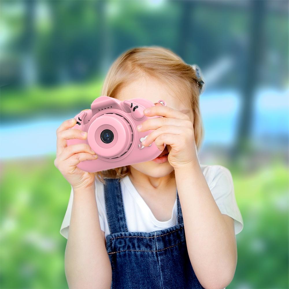 2.0-Inch 4X Zoom Hd Digital Camera For Kids - Blue - Yellow 10