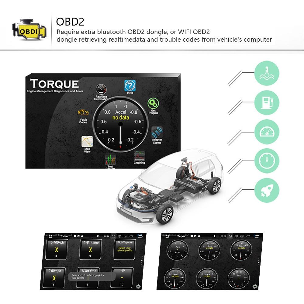9 Inch Carplay Android10.0 Navigator Player - 2 + 64G - Ahd Camera 10